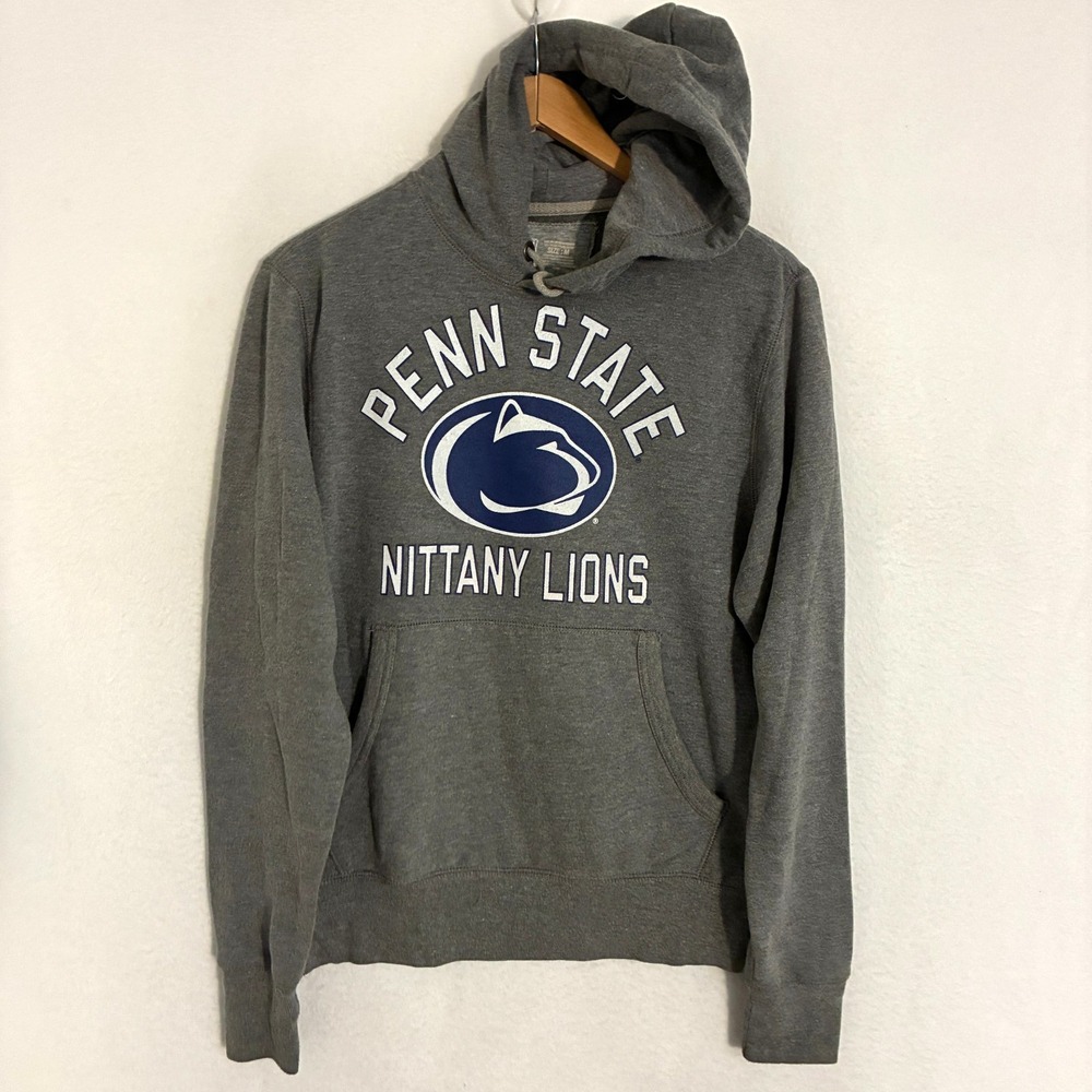 Vtg Penn State Nittany Lions Hoodie Adult M Logo Preppy‎ Pullover Sweater